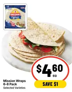 Ritchies Mission Wraps offer