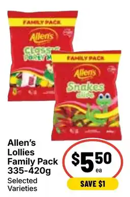 Ritchies Allens Lollies Family Pack offer