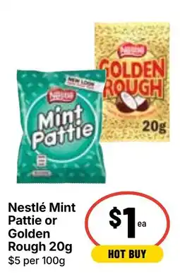 Ritchies Nestlé Mint Pattie or Golden Rough offer