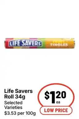 Ritchies Life Savers Roll offer