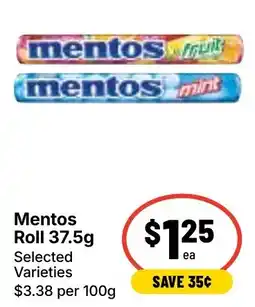 Ritchies Mentos Roll offer