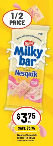 Ritchies Nestlé Chocolate Block offer