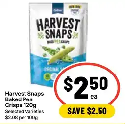 Ritchies Harvest Snaps Baked Pea Crisps offer