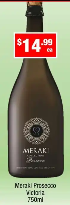 Liquor Stax Meraki Prosecco Victoria offer