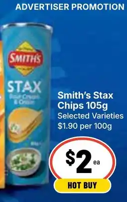 Ritchies Smith's stax chips offer