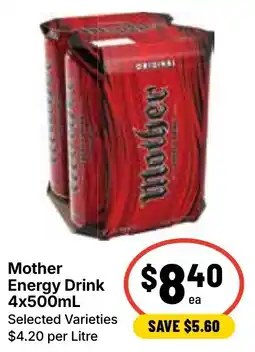 Ritchies Mother Energy Drink offer
