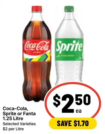 Ritchies Coca Cola Sprite or Fanta offer