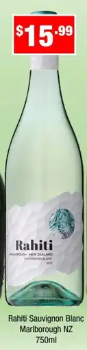Liquor Stax Rahiti Sauvignon Blanc Marlborough NZ offer
