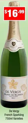Liquor Stax De Vergy French Sparkling Varieties offer