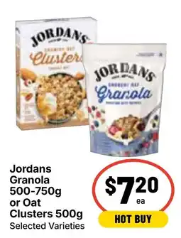 Ritchies Jordans Granola or Oat Clusters offer