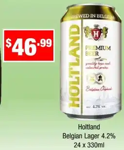 Liquor Stax Holtland Belgian Lager 4.2% offer