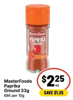 Ritchies MasterFoods Paprika Ground offer