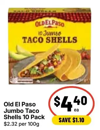 Ritchies Old El Paso Jumbo Taco Shells offer