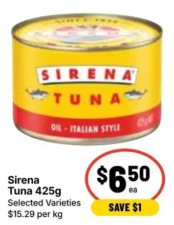 Ritchies Sirena Tuna offer