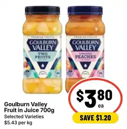 Ritchies Goulburn Valley Fruit in Juice offer