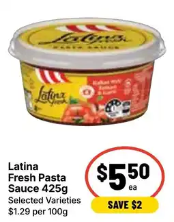 Ritchies Latina Fresh Pasta Sauce offer
