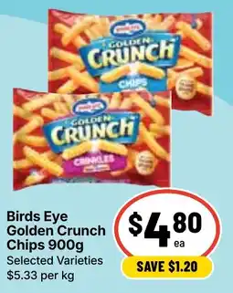 Ritchies Birds Eye Golden Crunch Chips offer