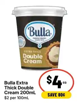 Ritchies Bulla Extra Thick Double Cream offer