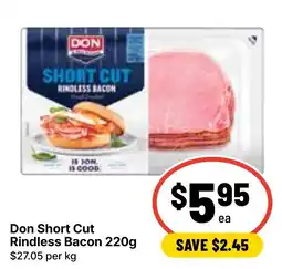 Ritchies Don Short Cut Rindless Bacon offer