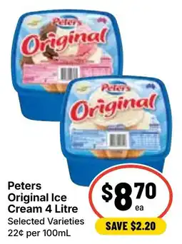 Ritchies Peters Original Ice Cream offer
