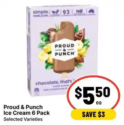Ritchies Proud & Punch Ice Cream offer