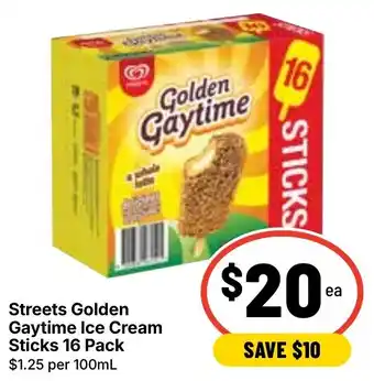 Ritchies Streets Golden Gaytime Ice Cream Sticks offer