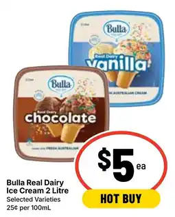 Ritchies Bulla Real Dairy Ice Cream offer
