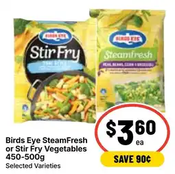 Ritchies Birds Eye SteamFresh or Stir Fry Vegetables offer
