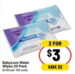 Ritchies BabyLove Water Wipes offer