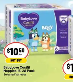 Ritchies BabyLove Cosifit Nappies offer