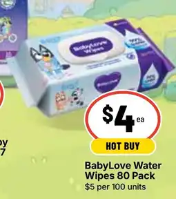 Ritchies BabyLove Water Wipes offer