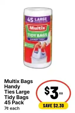 Ritchies Multix Bags Handy Ties Large Tidy Bags offer