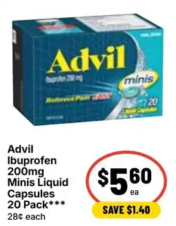 Ritchies Advil Ibuprofen Minis Liquid Capsules offer