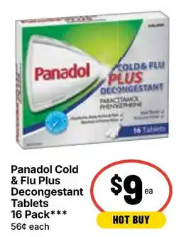 Ritchies Panadol Cold & Flu Plus Decongestant Tablets offer