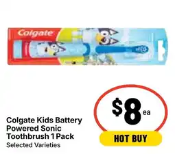 Ritchies Colgate Kids Battery Powered Sonic Toothbrush offer