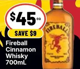 Ritchies Fireball Cinnamon Whisky offer
