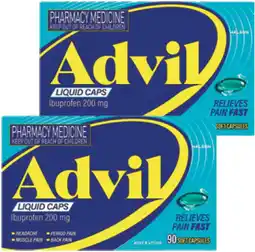 Amcal Pharmacies Advil 90 Liquid Capsules offer
