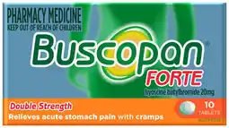 Amcal Pharmacies Buscopan Forte 20mg 10 Tablets offer