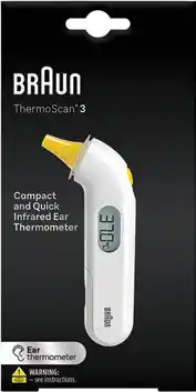 Amcal Pharmacies Braun ThermoScan 3 Ear Thermometer offer