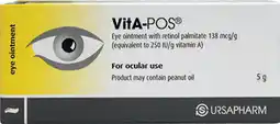 Amcal Pharmacies VitA-POS Eye Ointment offer