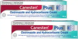 Amcal Pharmacies Canesten Plus Clotrimazole and Hydrocortisone Cream offer