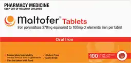 Amcal Pharmacies Maltofer Oral Iron 100 Tablets offer