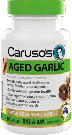 Amcal Pharmacies Caruso’s Aged Garlic 60 Tablets offer