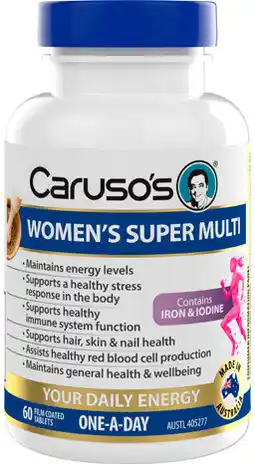 Amcal Pharmacies Caruso’s Women’s Super Multi 60 Tablets offer