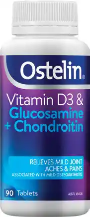 Amcal Pharmacies Ostelin Vitamin D3 & Glucosamine + Chondroitin 90 Tablets offer