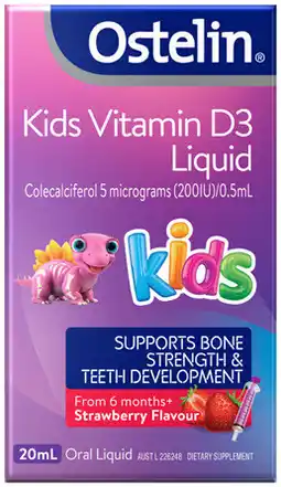 Amcal Pharmacies Ostelin Kids Vitamin D Liquid offer