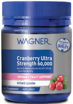 Amcal Pharmacies Wagner Cranberry Ultra Strength 60000mg 60 Capsules offer