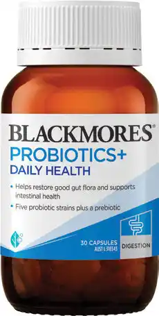 Amcal Pharmacies Blackmores Probiotics+ Daily Health 30 Capsules offer