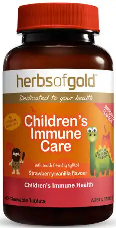 Amcal Pharmacies Herbs of Gold Children’s Immune Care 60 Chewable Tablets offer