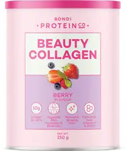 Amcal Pharmacies Bondi Protein Co. Beauty Collagen Berry Flavour offer